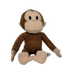 Curious George Brown Monkey Chimpanzee Toy Factory Plush Stuffed Animal 13"